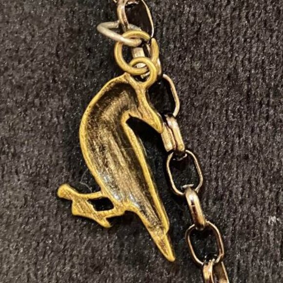 Handcrafted Goth Halloween Scary Evil Eye Bat #2 Unisex Necklace - Picture 13 of 16